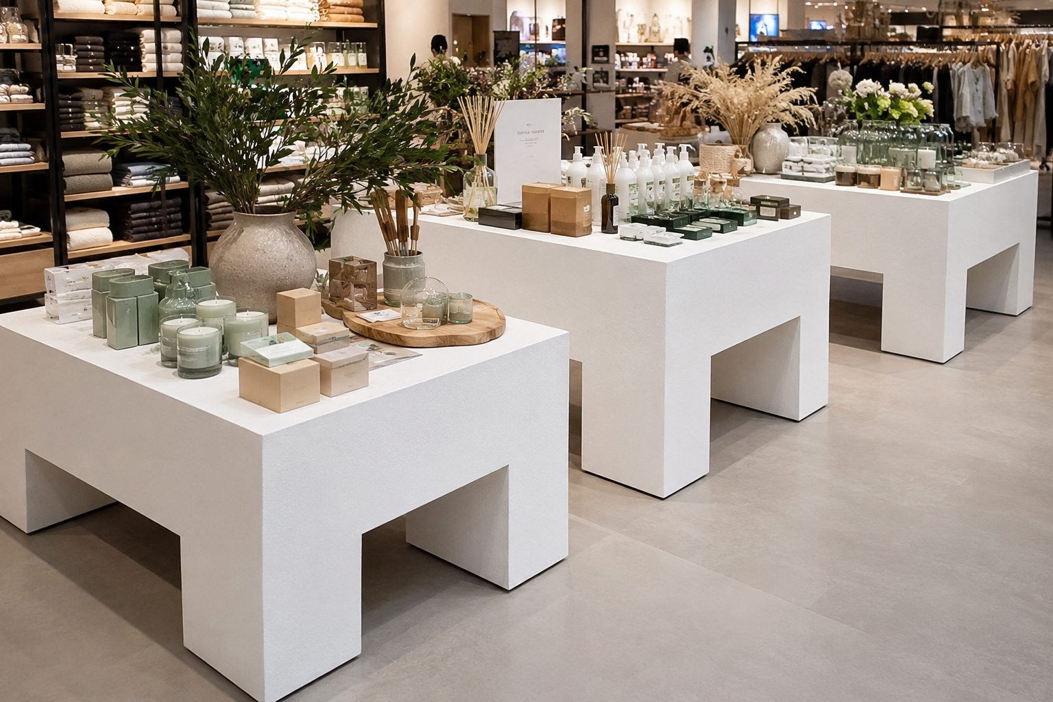 Isomo display tafels op maat