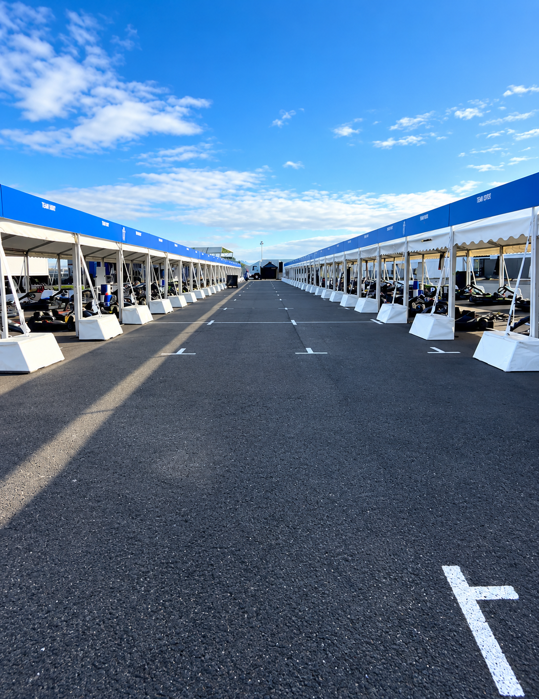 Red Bull Kart Garage Silverstone Circuit 6m x 75m