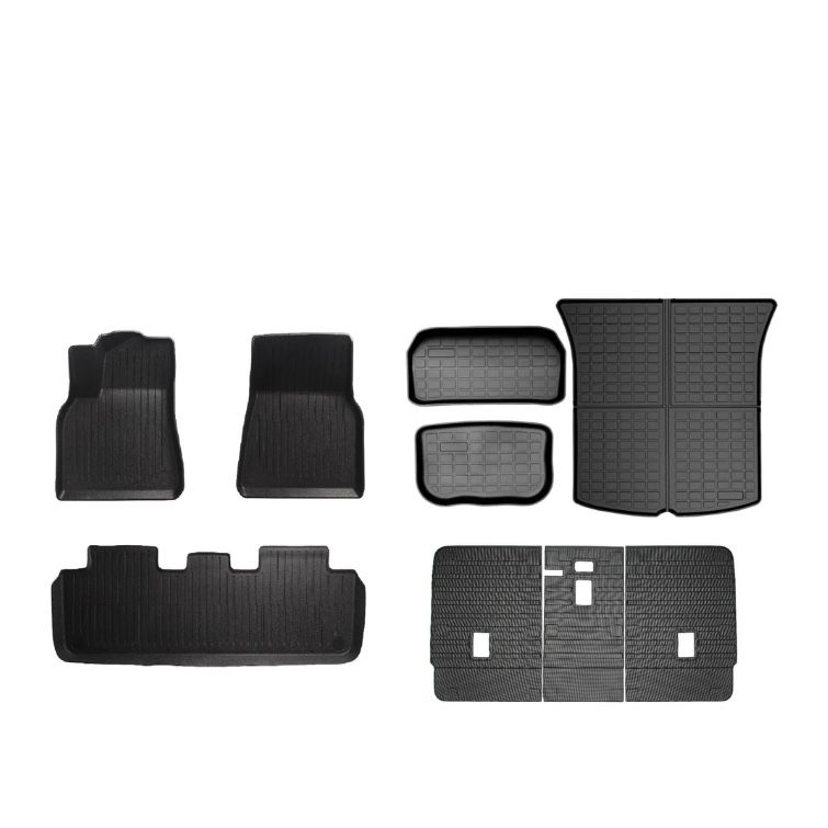 Model S Full All-weather Floor/Frunk/Trunk Mats Bundle Set (6PCs)