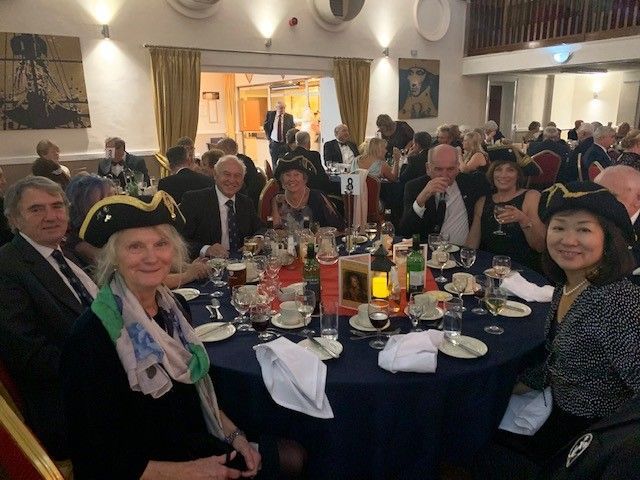 Trafalagr night at The Royal Maritime Hotel in Portsmouth Hampshire
