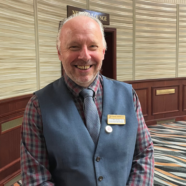 Nils James, Food and Beverage ManagerNils James, Food and Beverage Manager