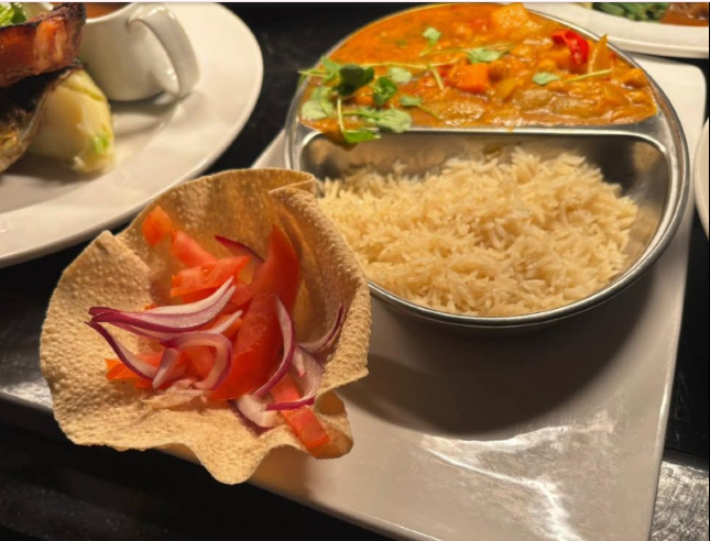 Curry night at the Royal Maritime Hotel, Portsmouth