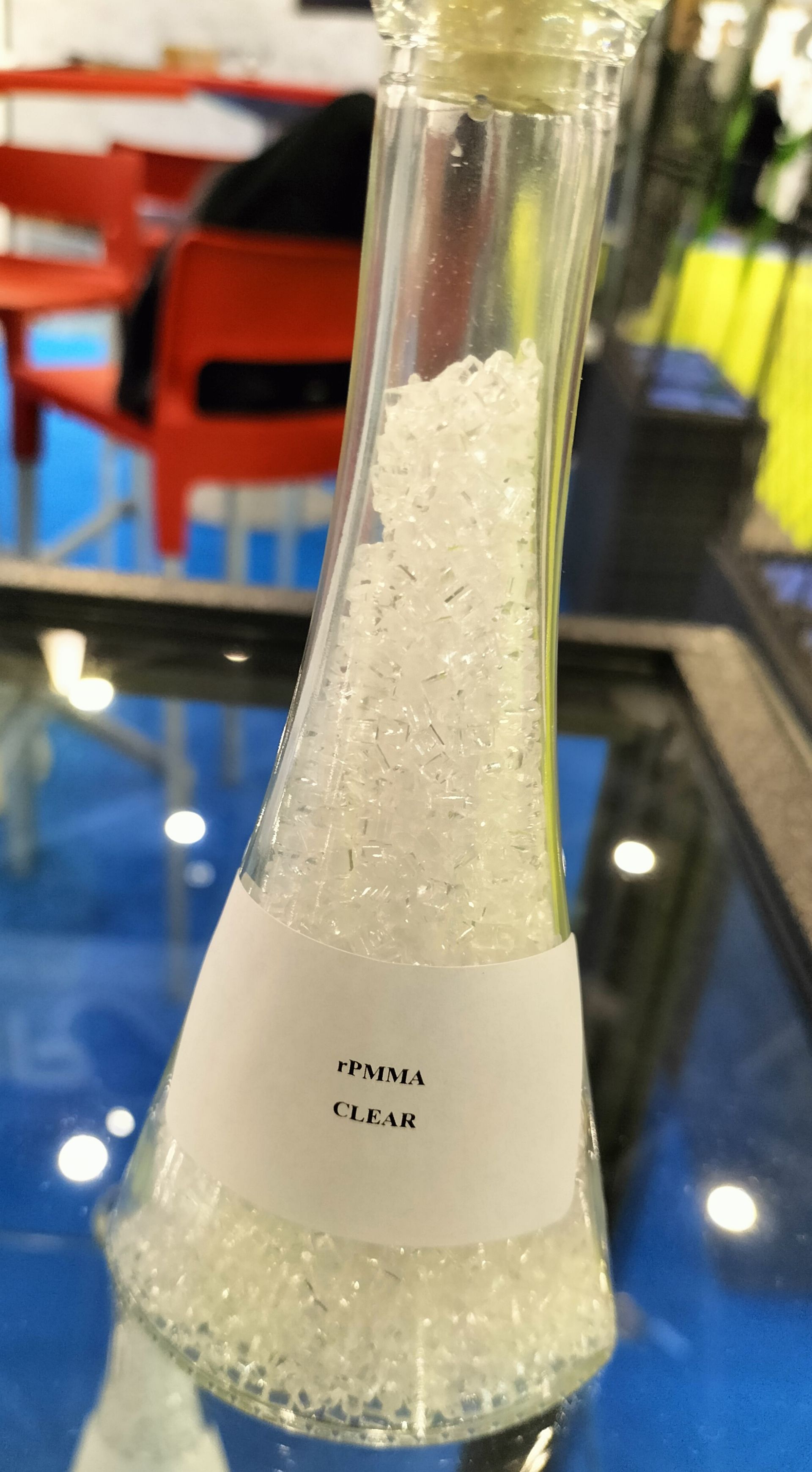 Granulés de rPMMA Clear transparent