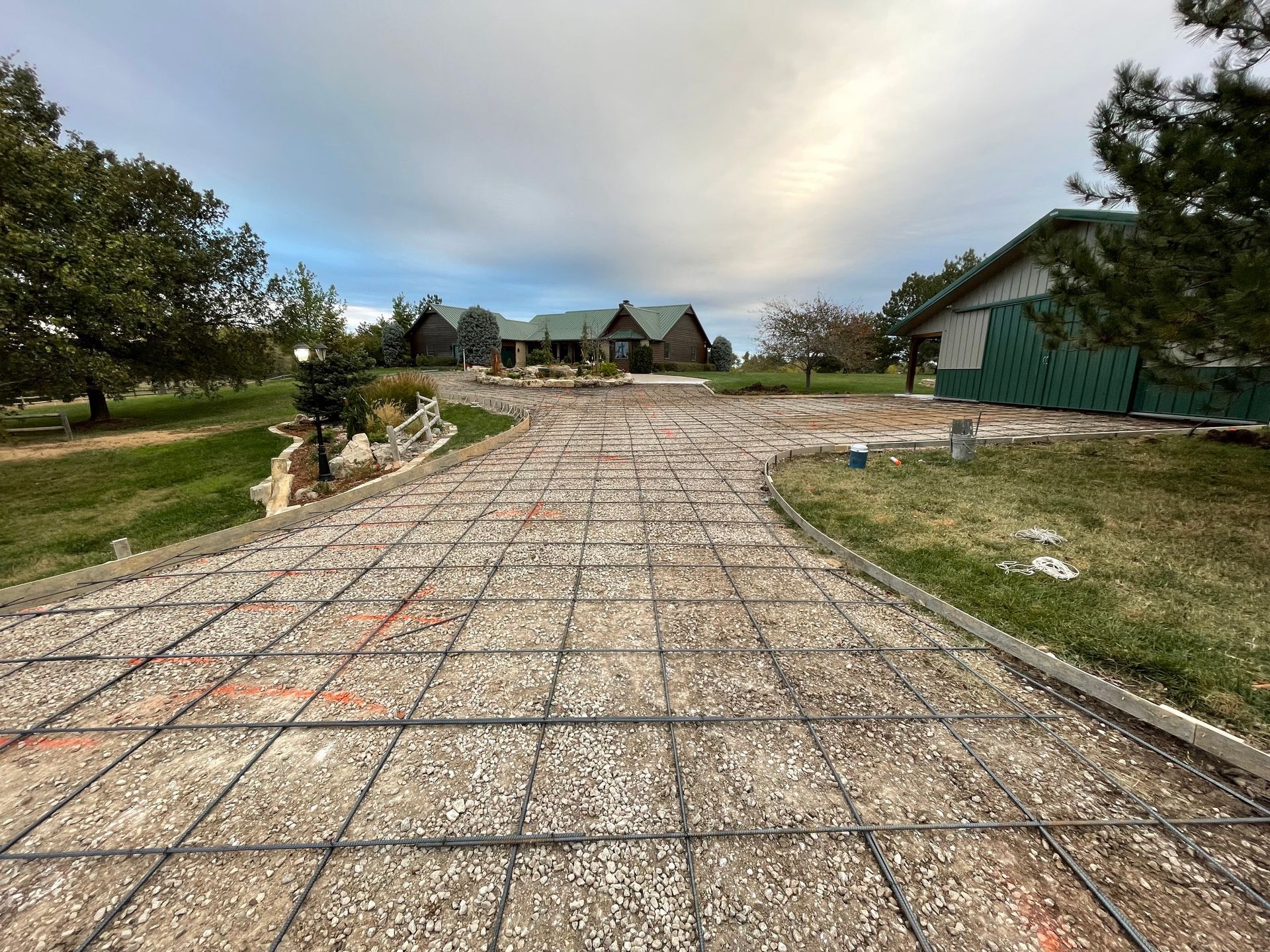Kansas Construction concrete example before