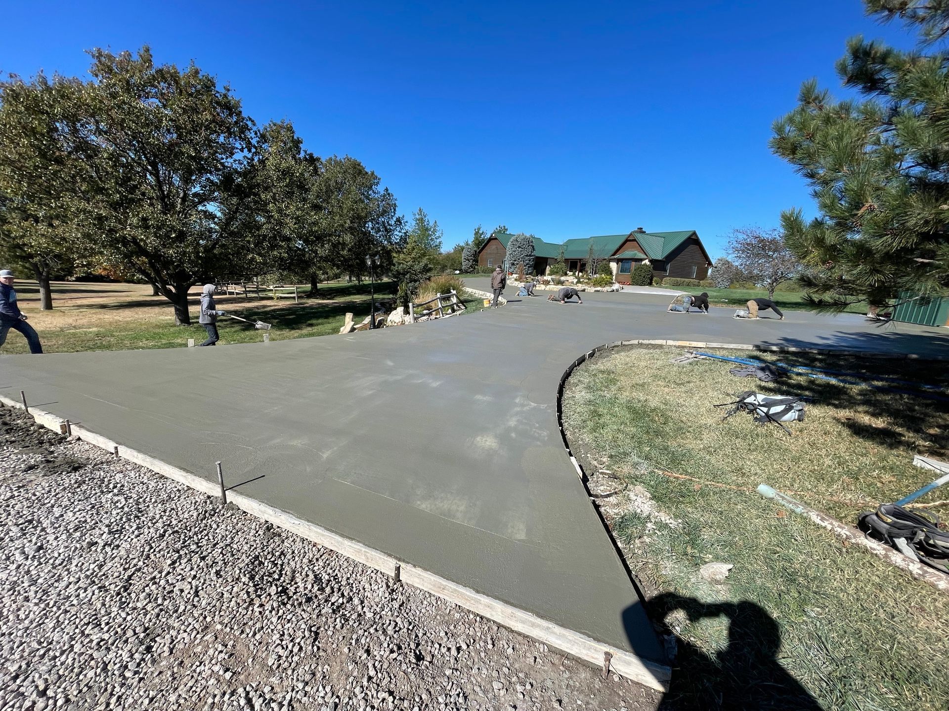Kansas Construction concrete example after