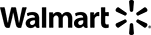 Walmart logo with black wordmark and yellow spark symbol on white background