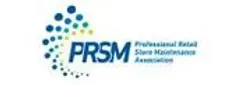 Le logo de l'association professionnelle de maintenance de magasins de détail PRSM