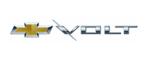 A chevrolet volt logo on a white background