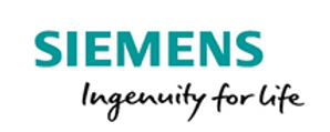 Siemens ingenuity for life logo on a white background