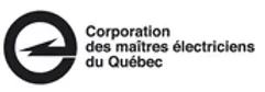 The logo for the corporation des maitres electriciens du quebec