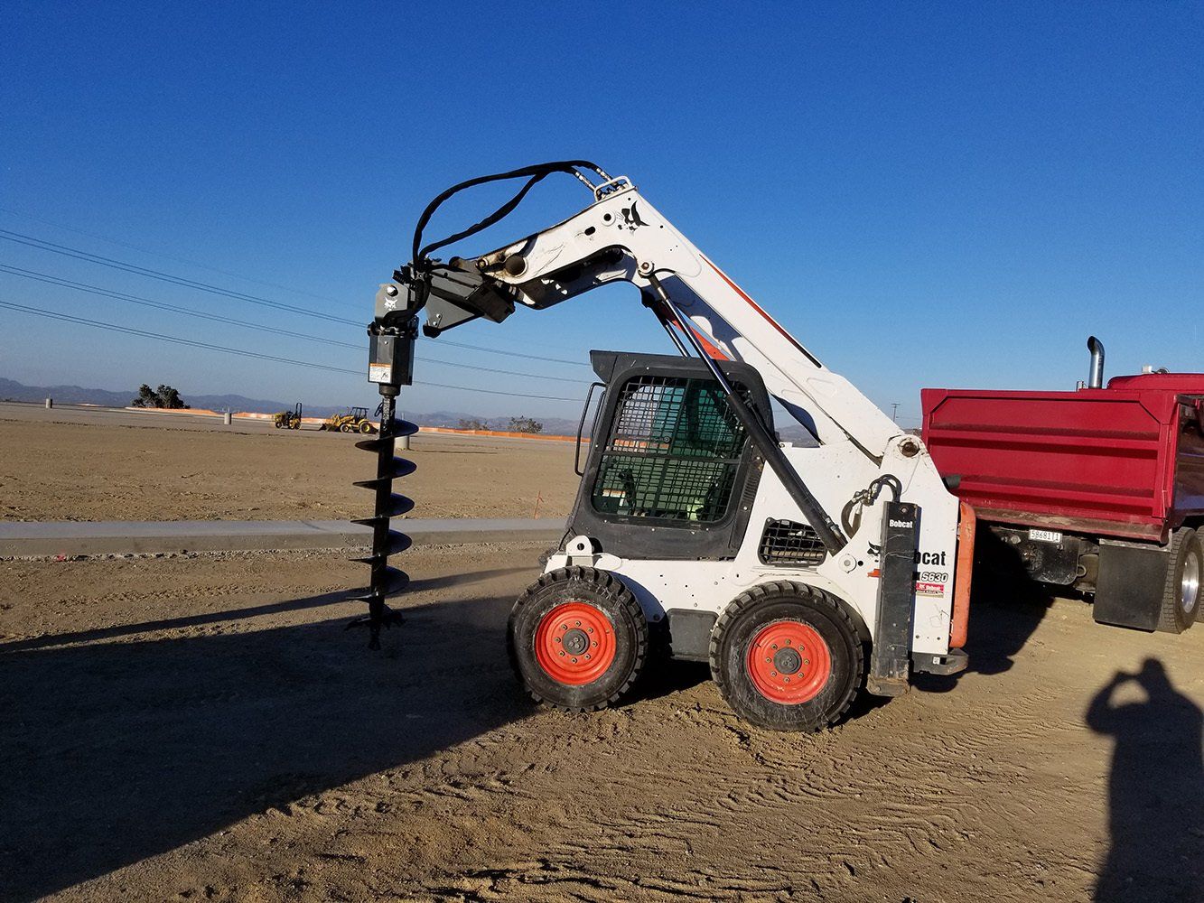 Hole Clearing — Mira Loma, CA — Sneve Bobcat Service