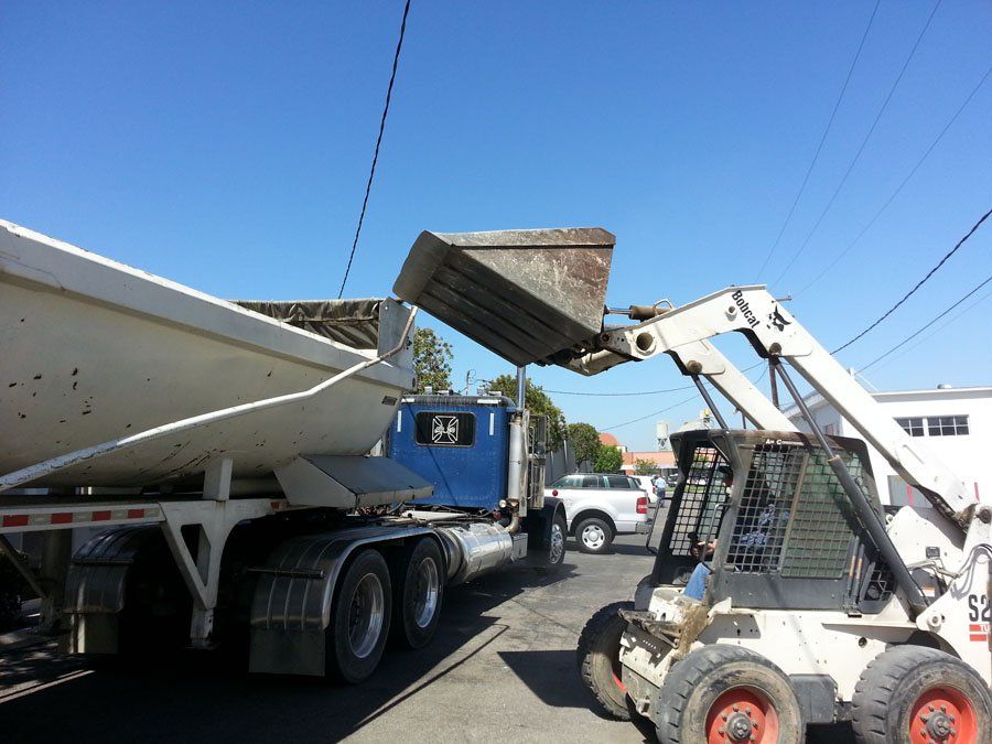 Construction Waste Disposal — Mira Loma, CA — Sneve Bobcat Service