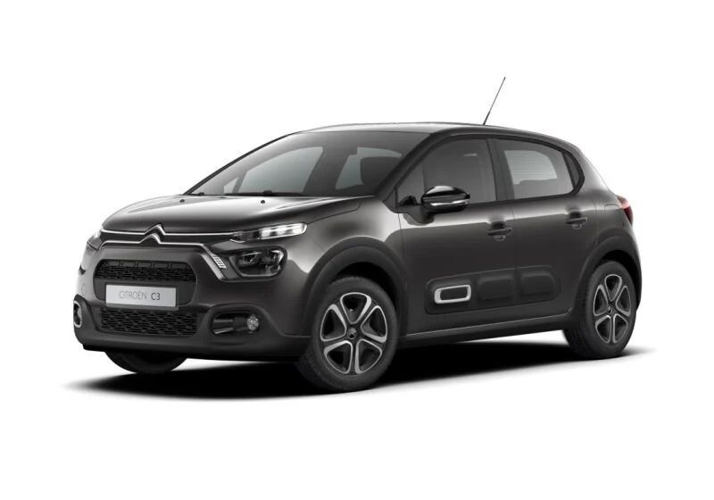 A gray Citroën C3 Hatchback is shown on a white background.