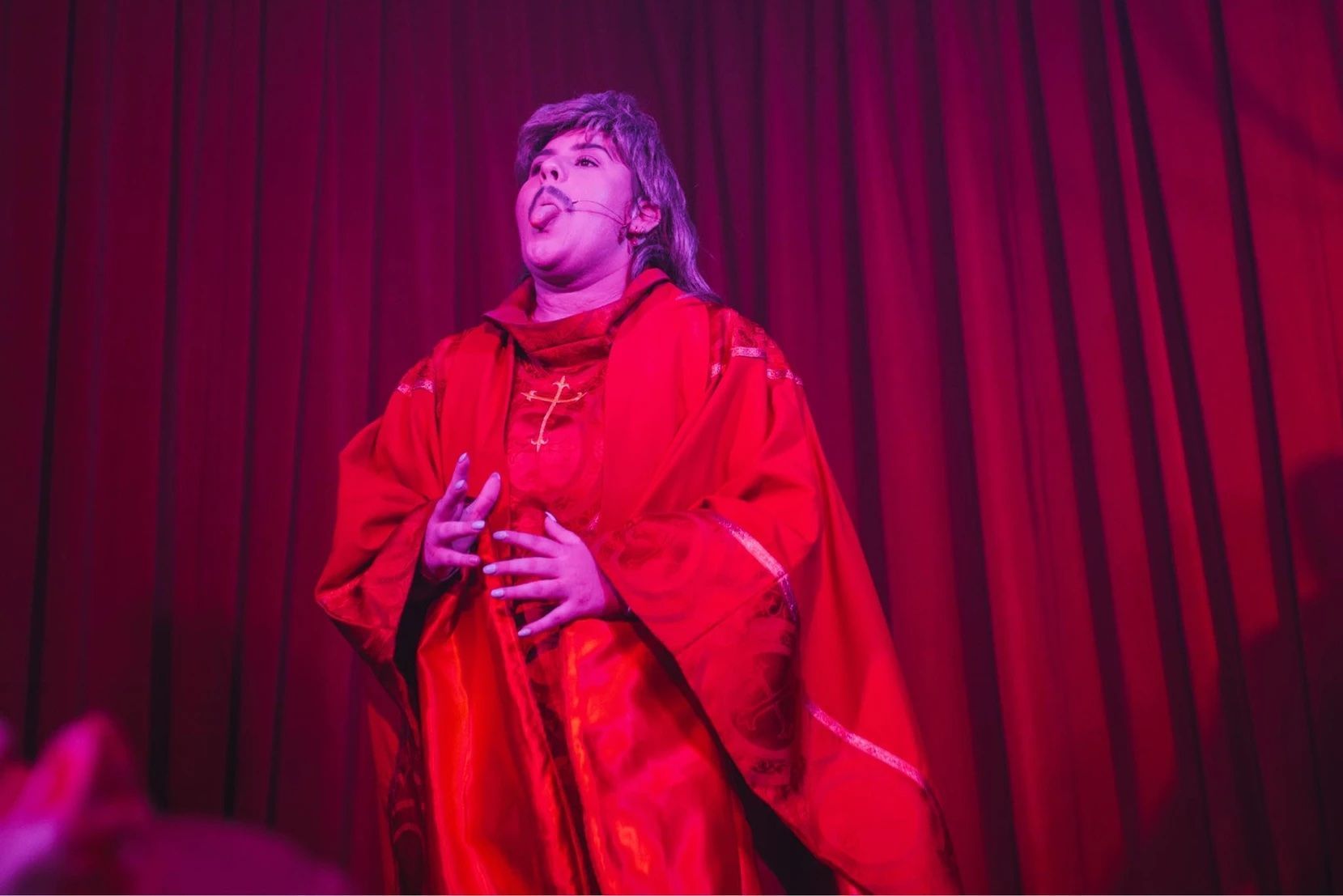 Three Women In Colourful Costumes Are Dancing In A Room — Lux Noir In Townsville City, QLD