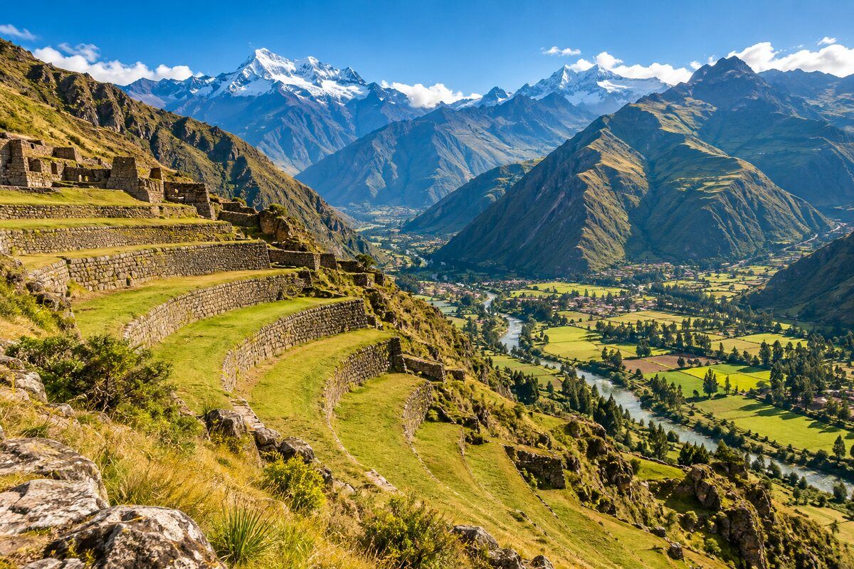 Scenic view of the Peruvian Andes
