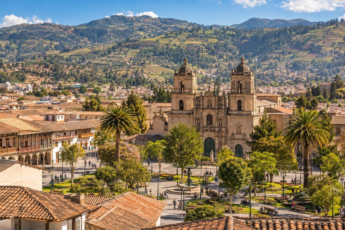 Scenic view of the Peruvian Andes