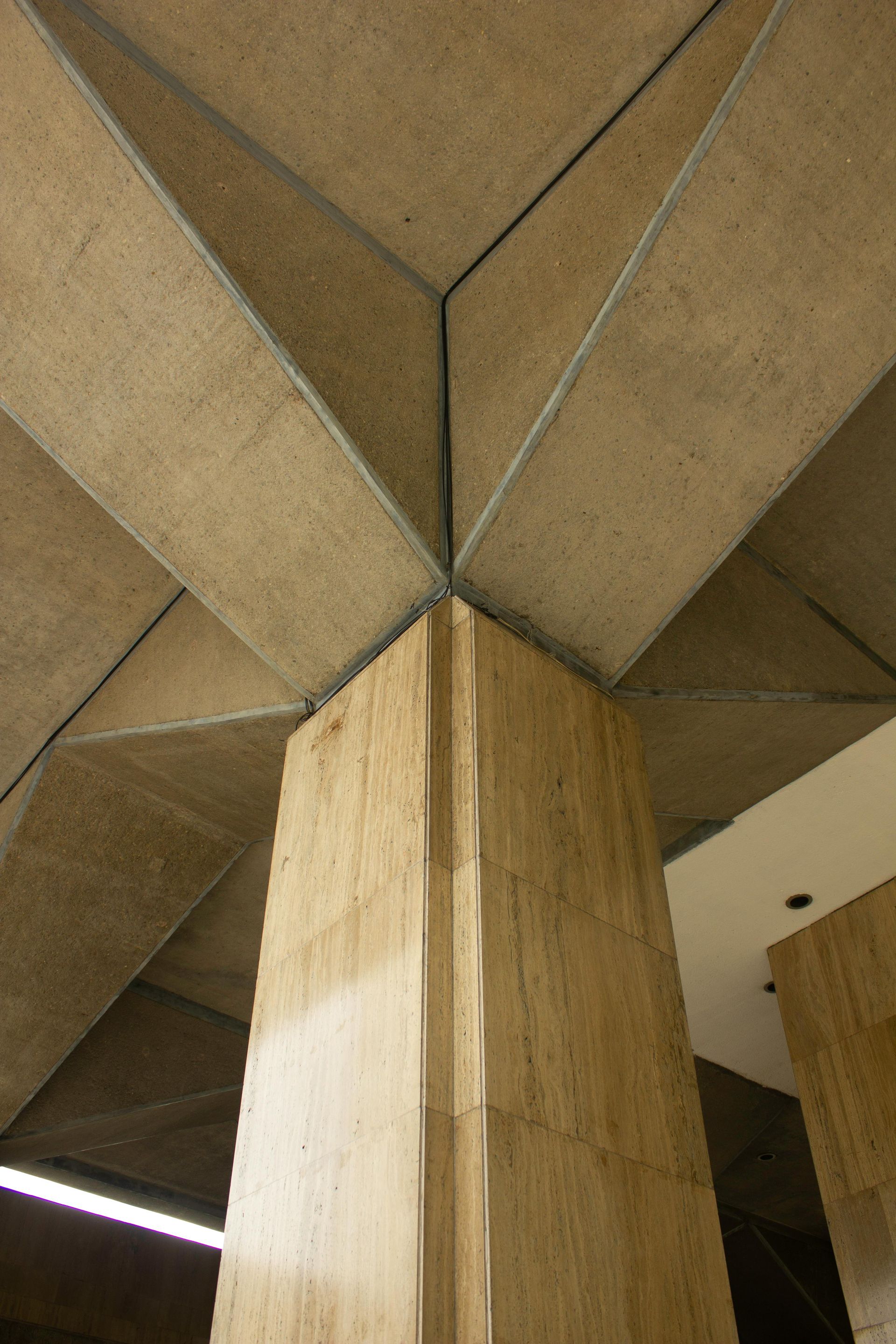 Close Up Of A Concrete Ceiling In A Building Under Construction — Diamond Concreting In Mount Low, QLD