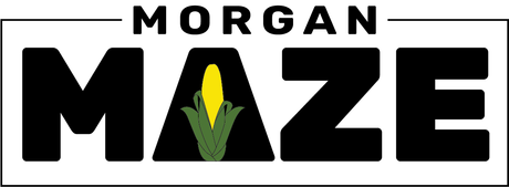 The Morgan Maze logo – corn maze near me in Morgan, Utah
