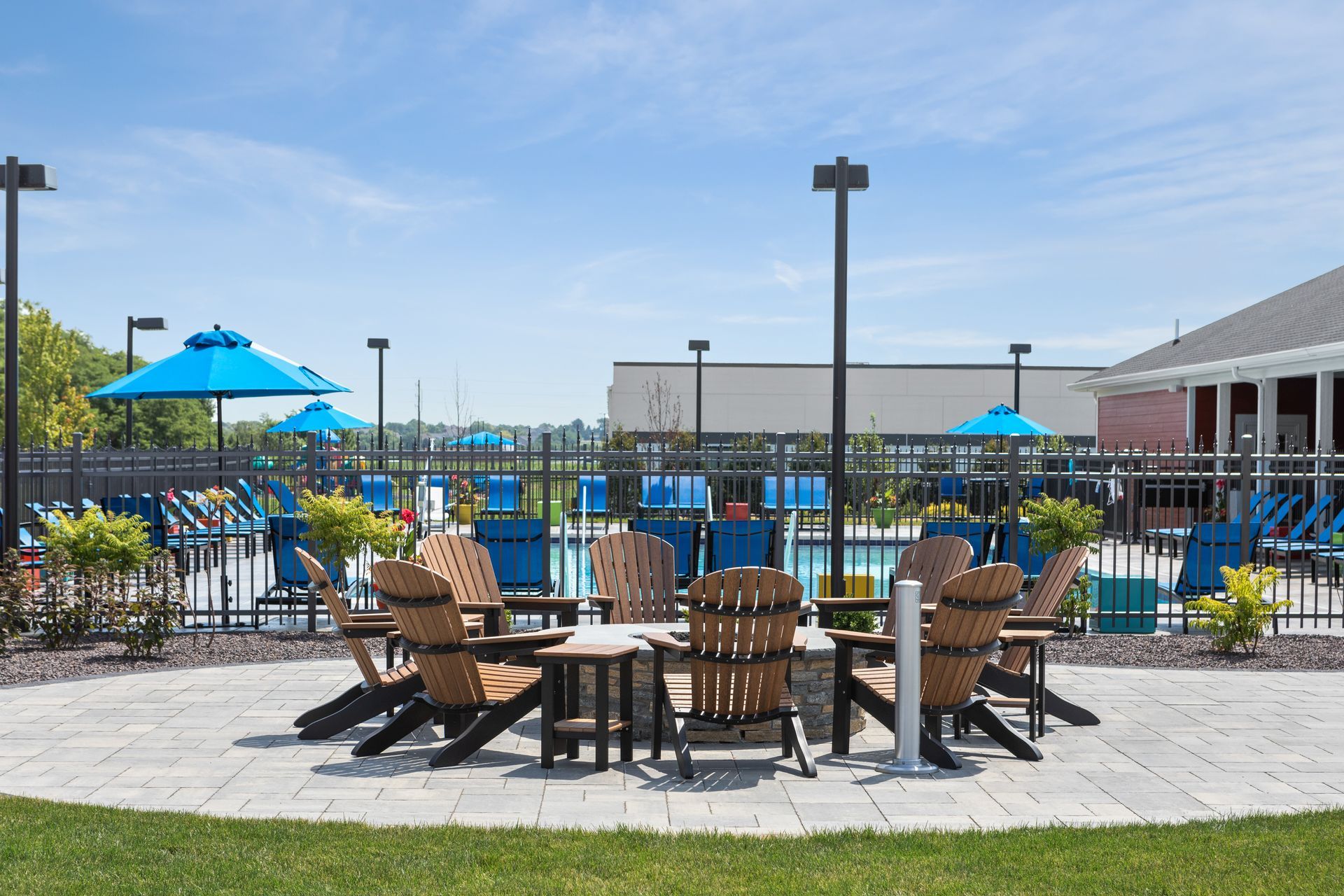Patio lounge with Fire Pit