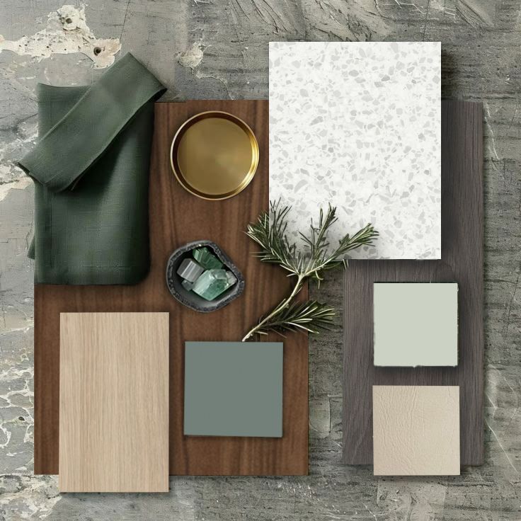 A collage of different types of wood and tiles