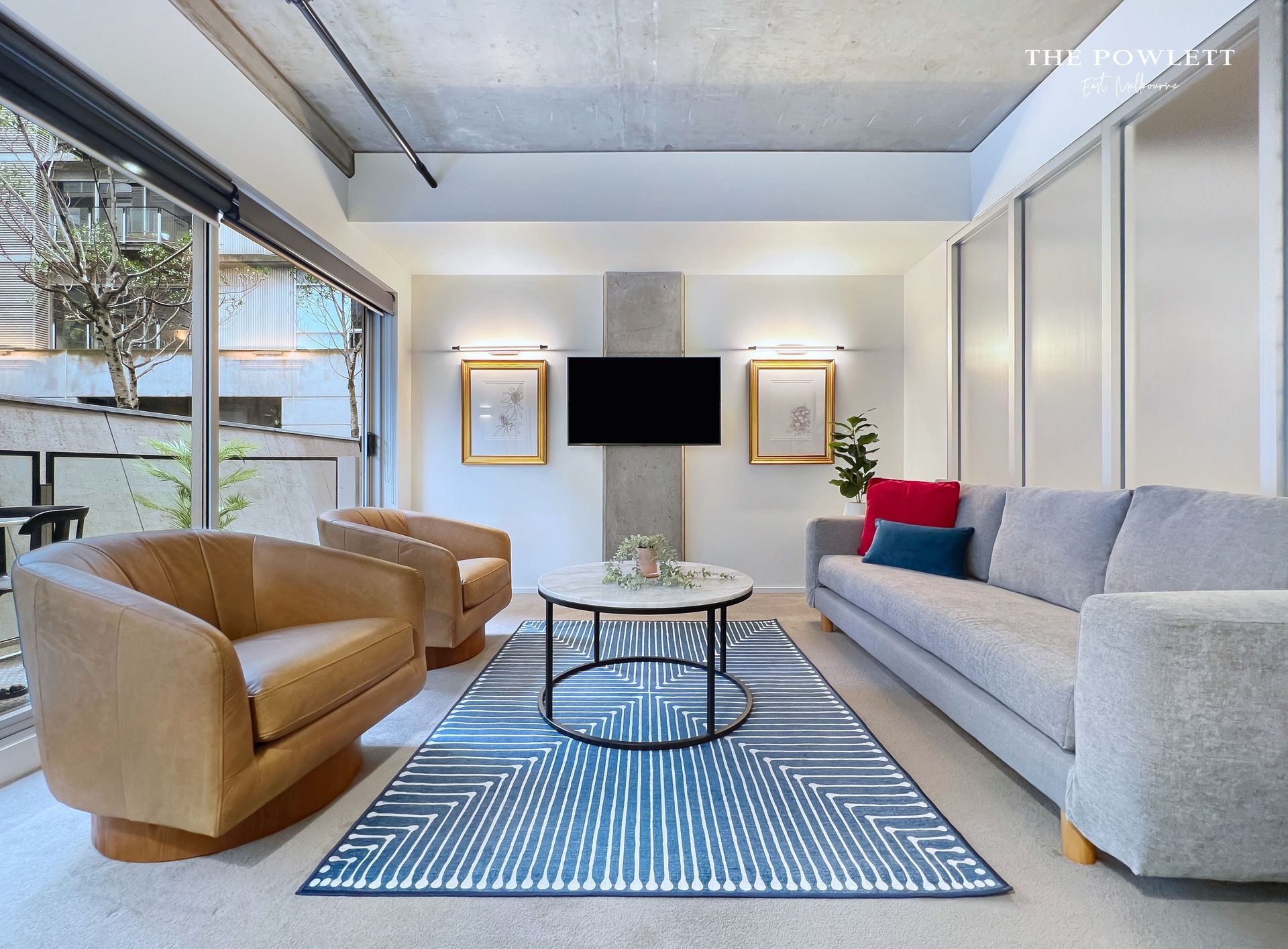 The Powlett Apartments Living Room

