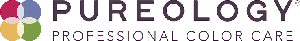 Pureology Professional Color Care logo with multicolor flower icon and purple text