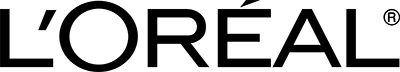 L’Oréal logo in black text on a white background