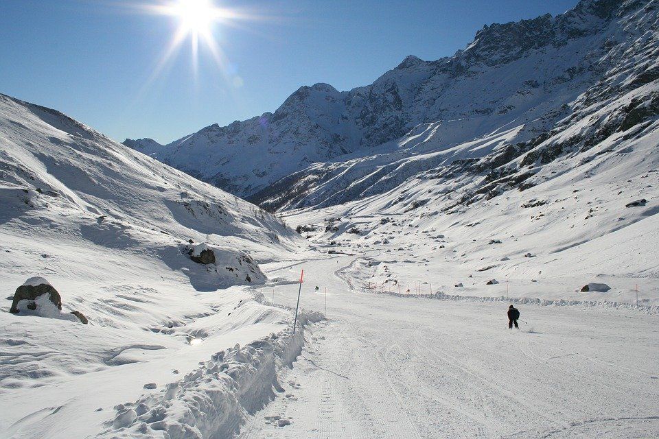 The slope to Zermatt