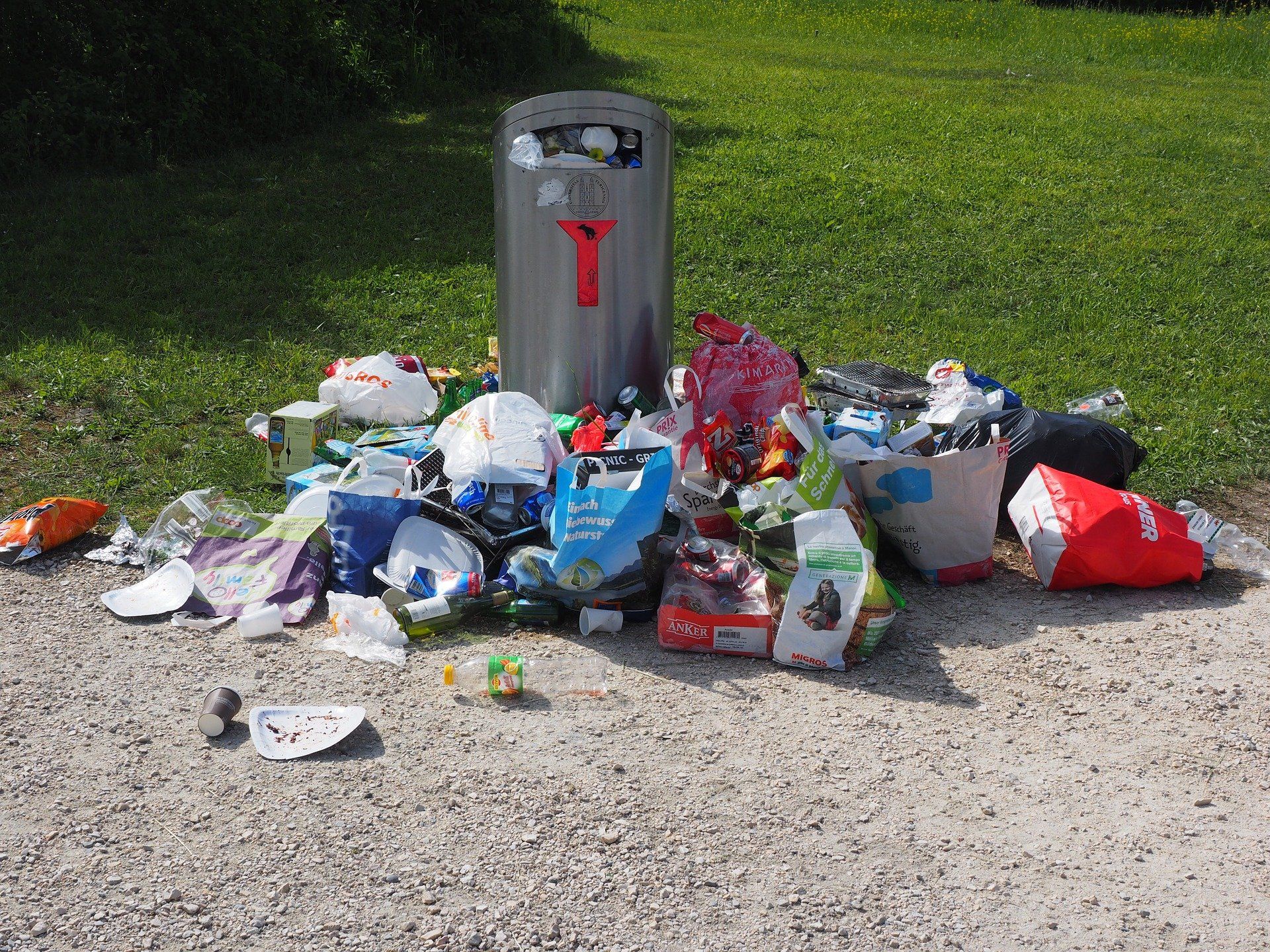 Acumulación de basura Acumulación basura, recolección de basura