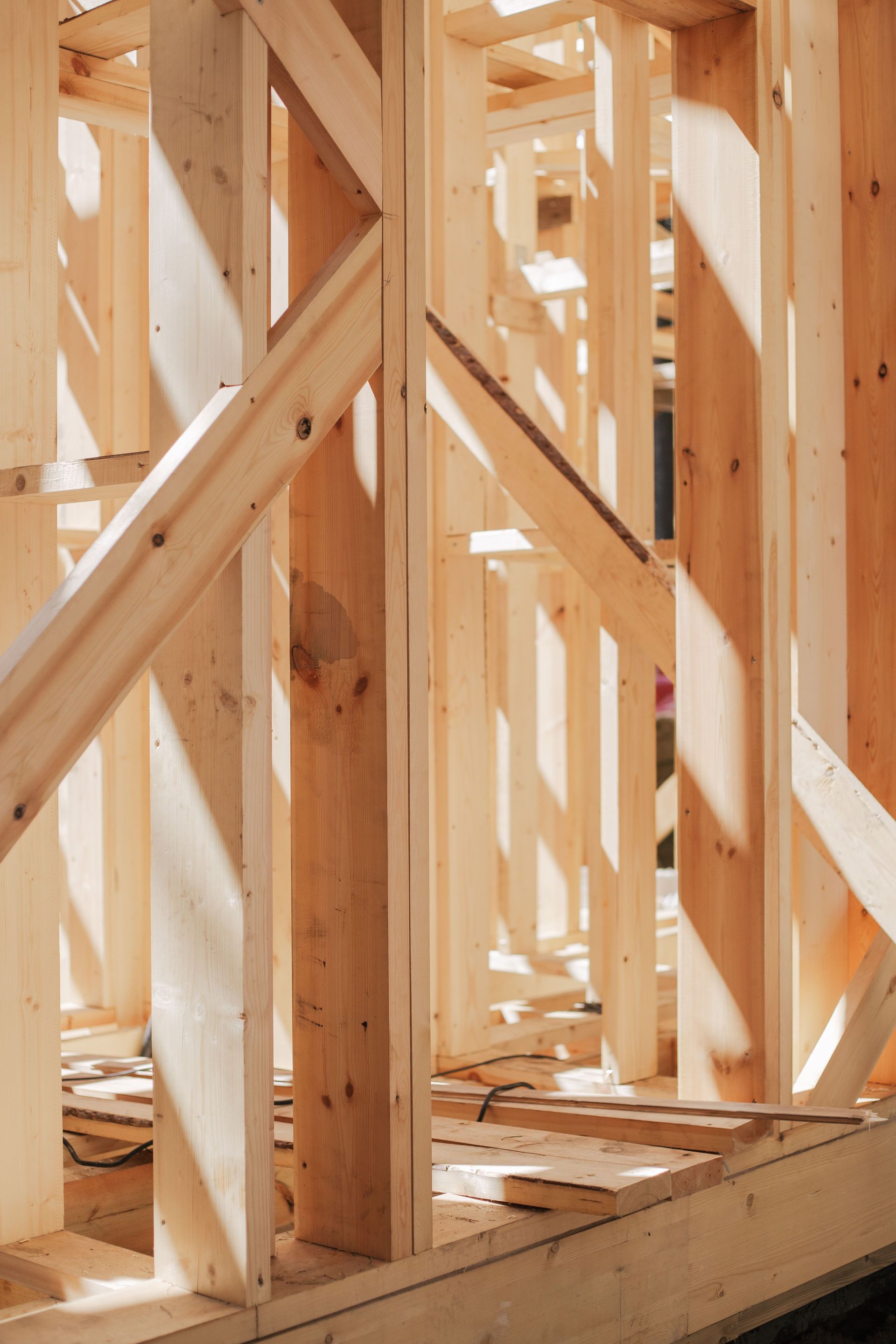 structural carpentry wood beams