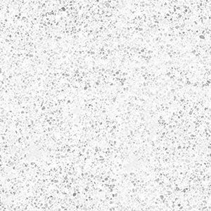 White speckled stone or terrazzo surface with scattered gray and black flecks