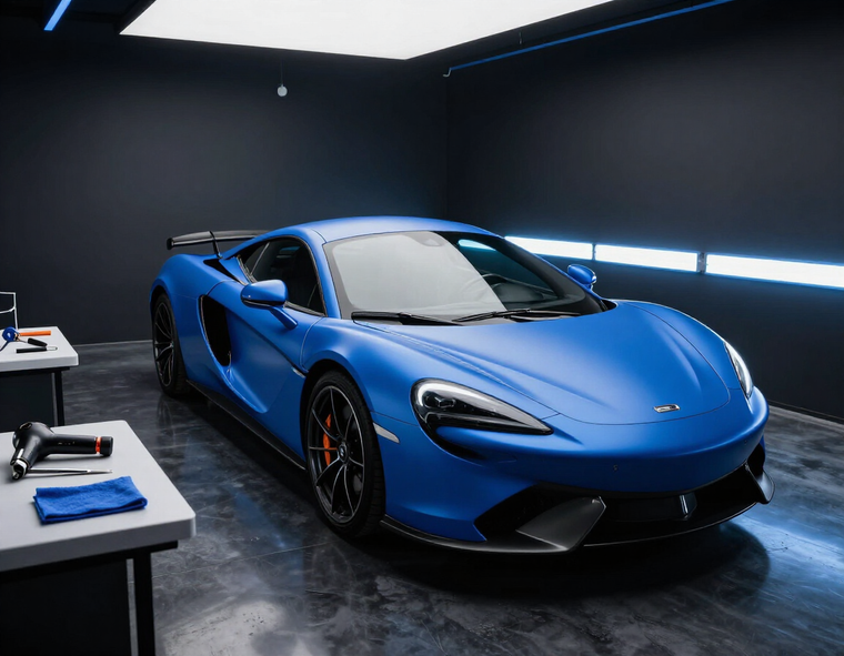 Instalación premium de wrap automotriz