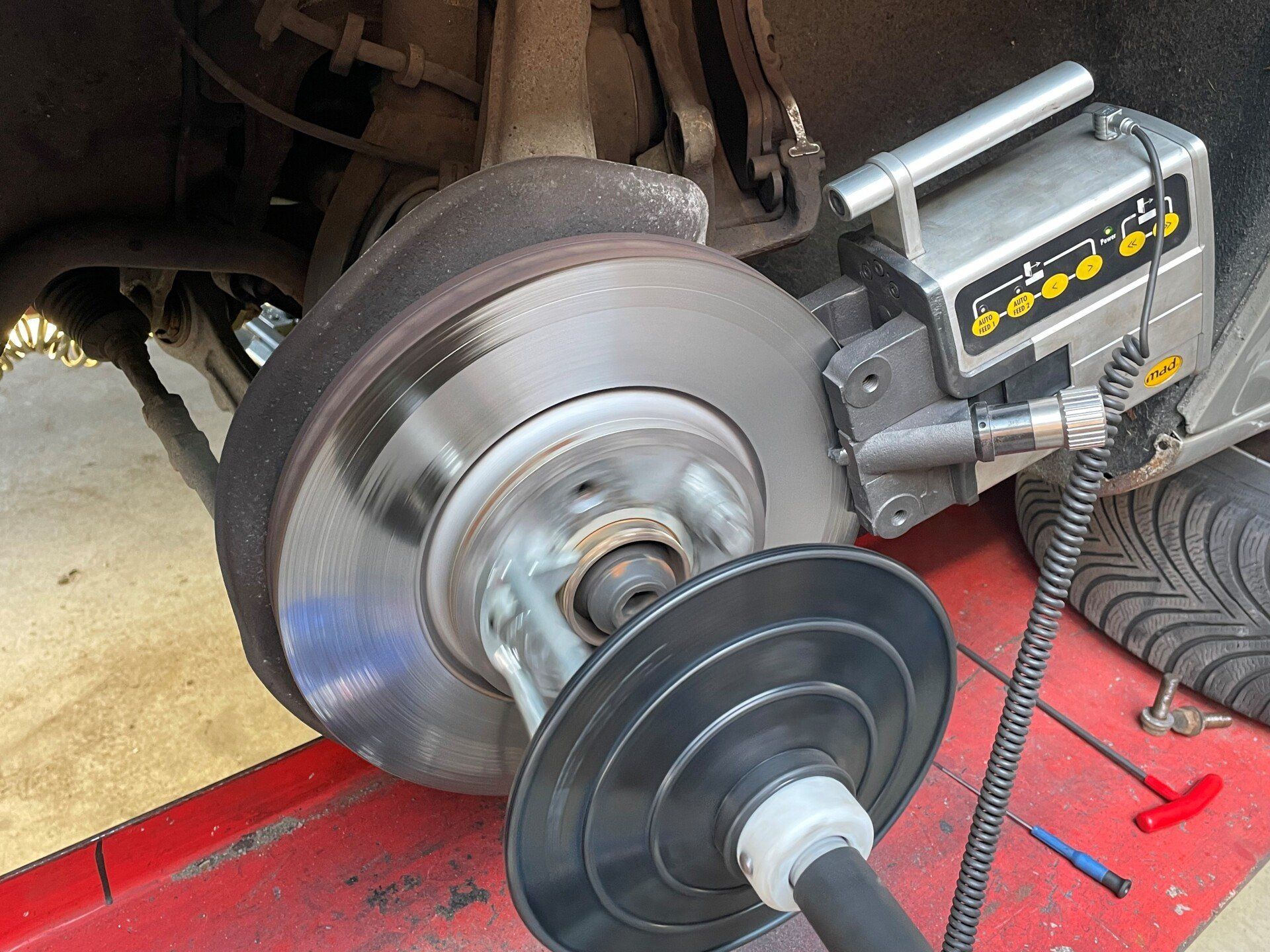 Remschijven afdraaien Audi A5 30TDI