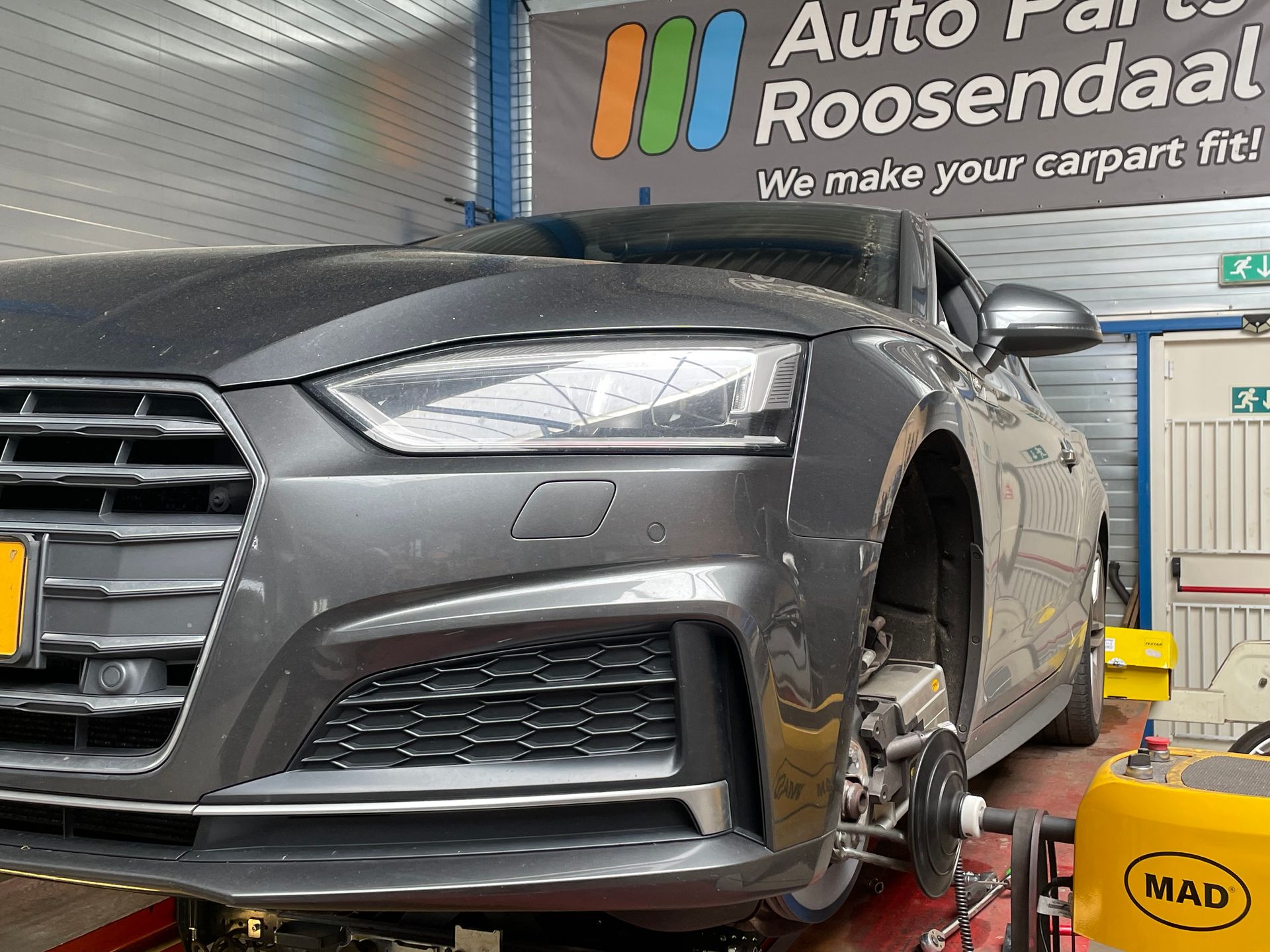 Audi A5 Coupe kromme remschijven