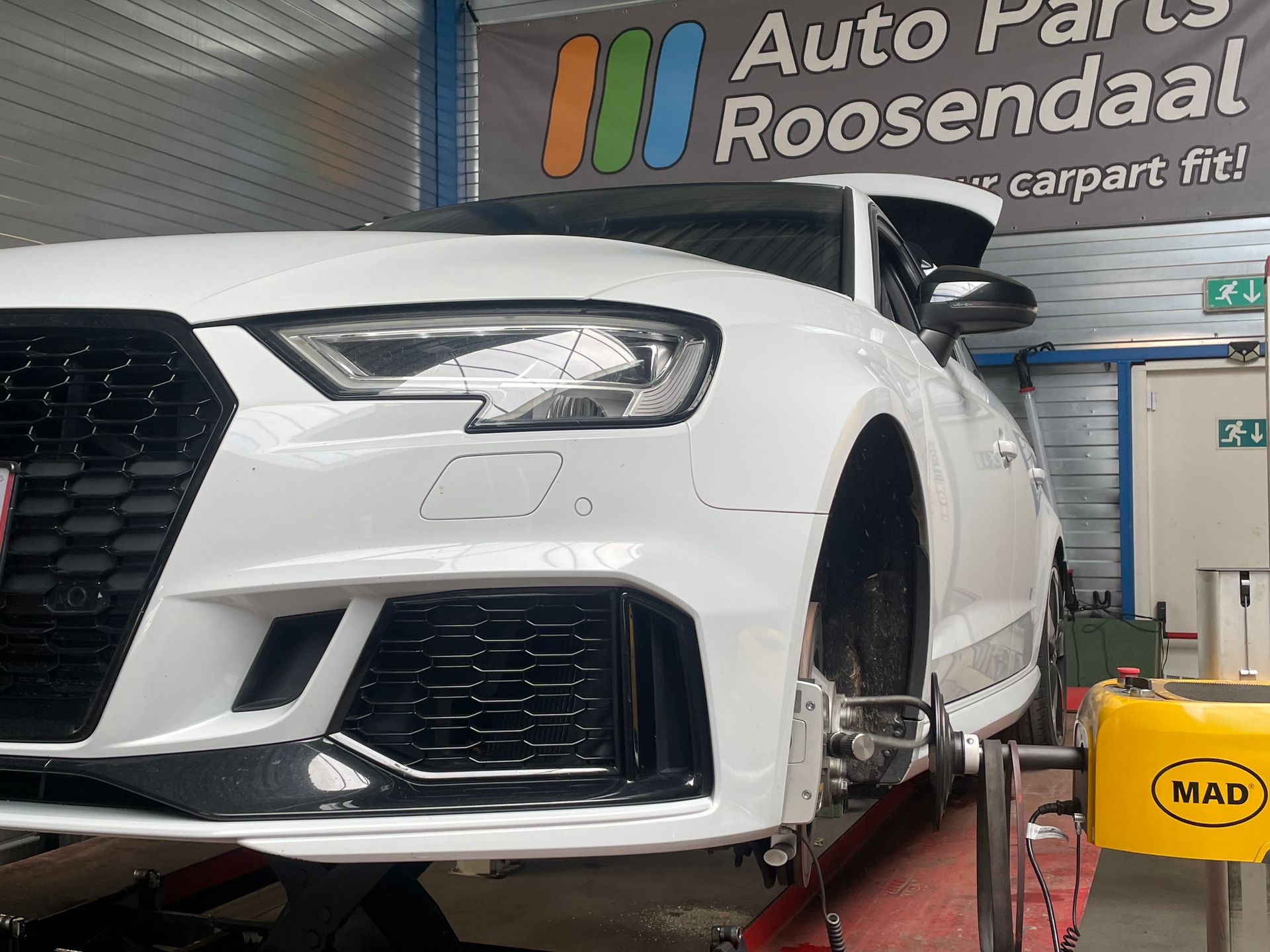 Audi RS3 Sportback 8VA kromme remschijven
