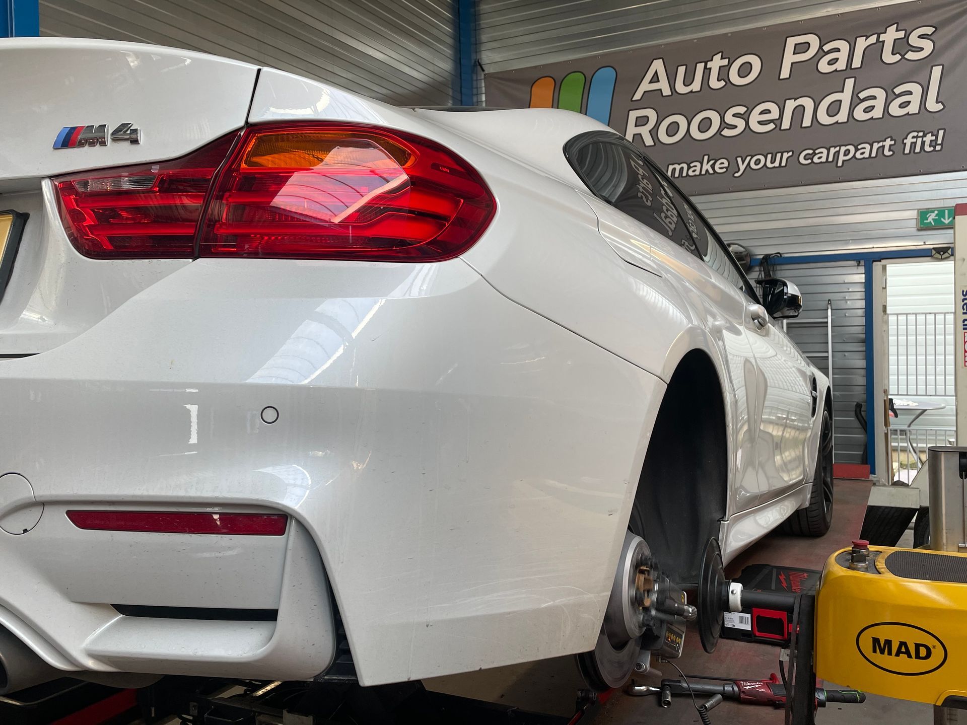 BMW M4 F82 kromme remschijven