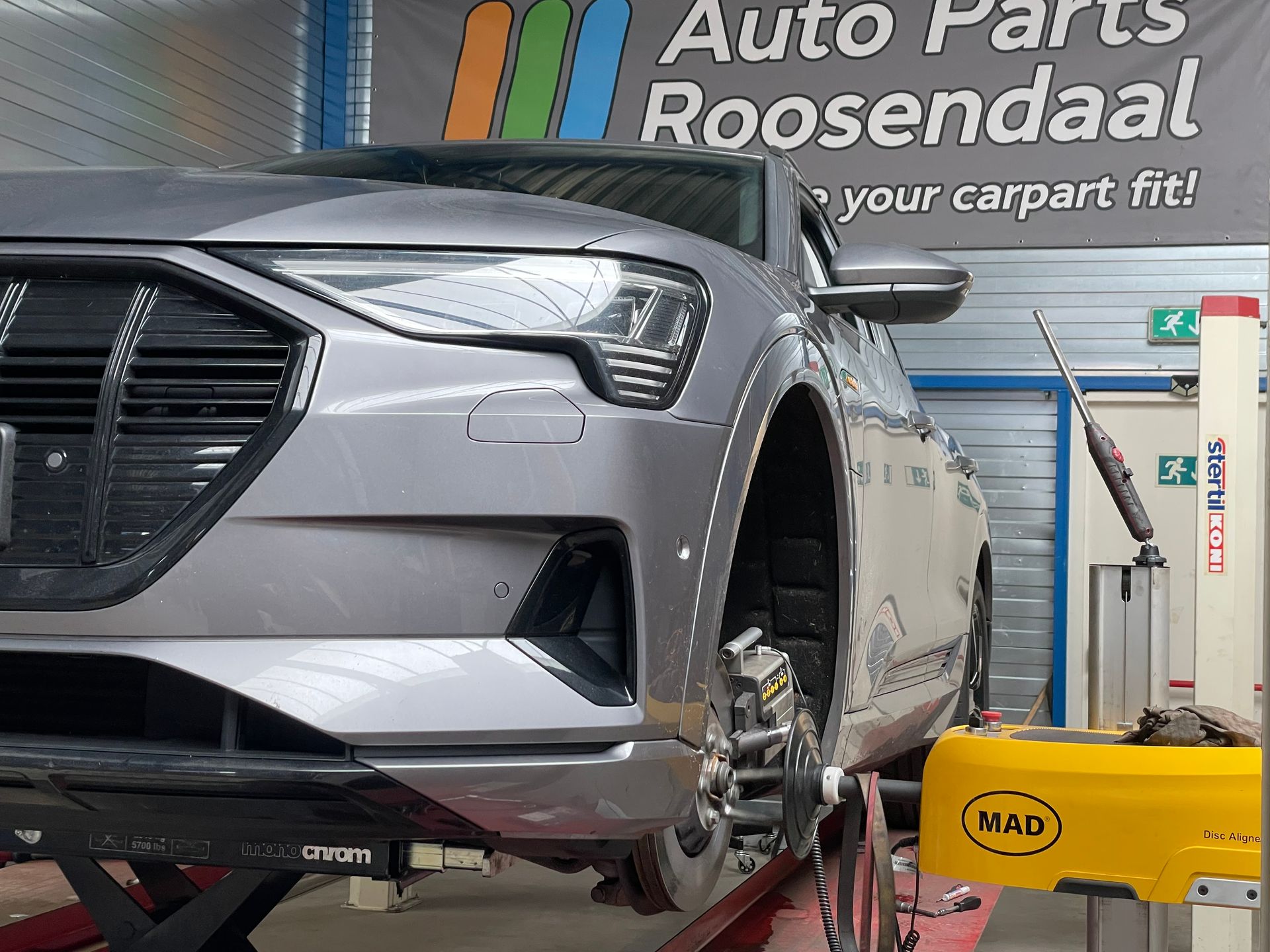 Kromme remschijven Audi E-Tron