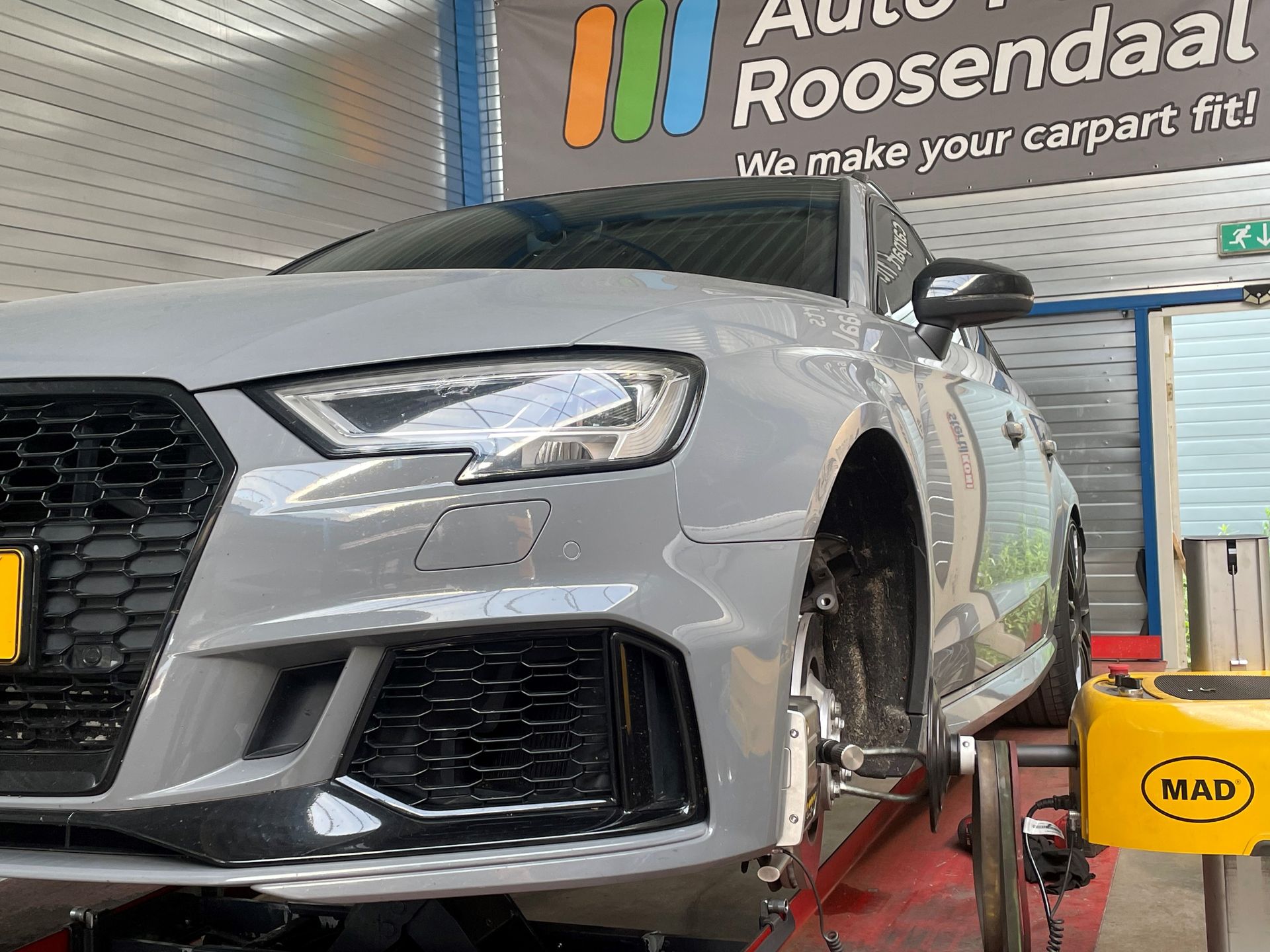 Kromme remschijven Audi RS3 Sportback