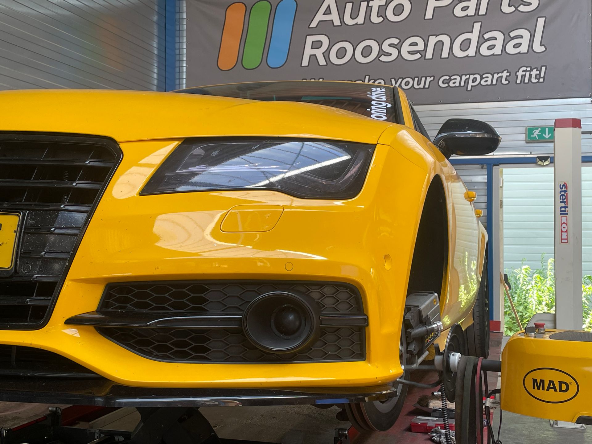 Kromme remschijven Audi S7 Sportback