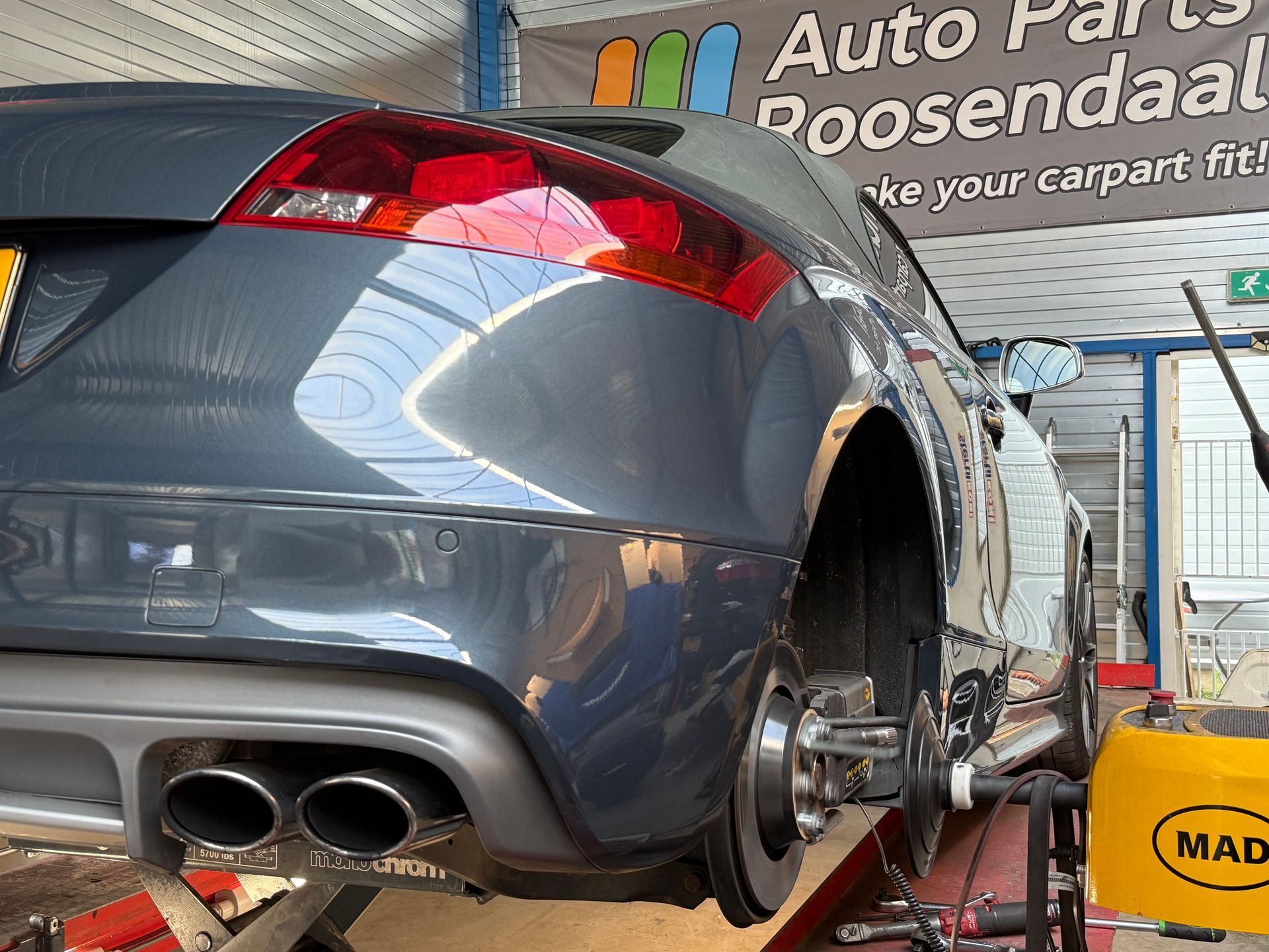 Audi TT Roadster kromme remschijven