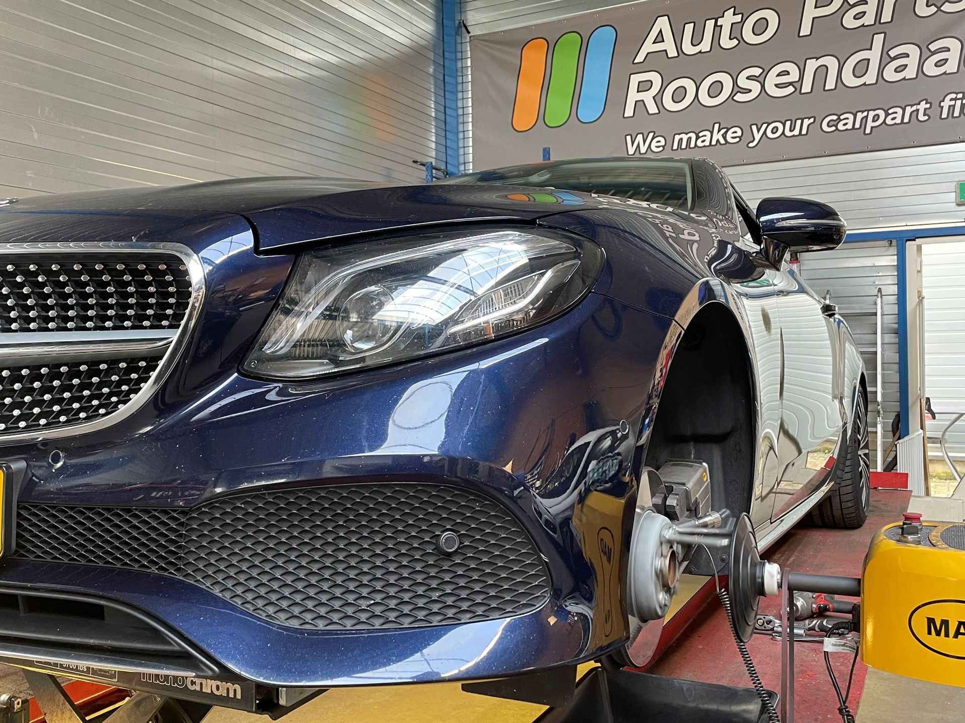 Remschijven afdraaien Mercedes-Benz E C238