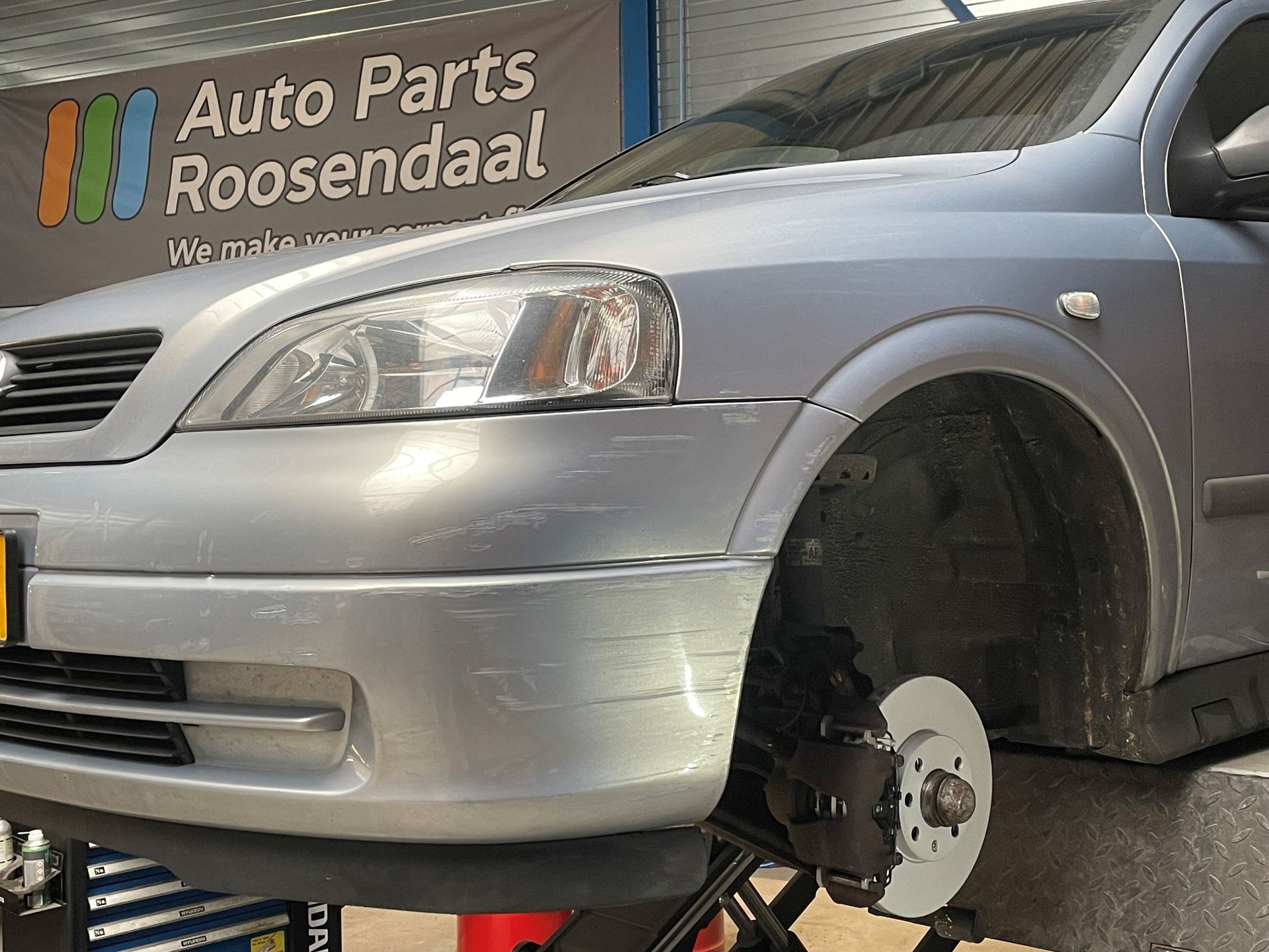 Versleten remmen Opel Astra G
