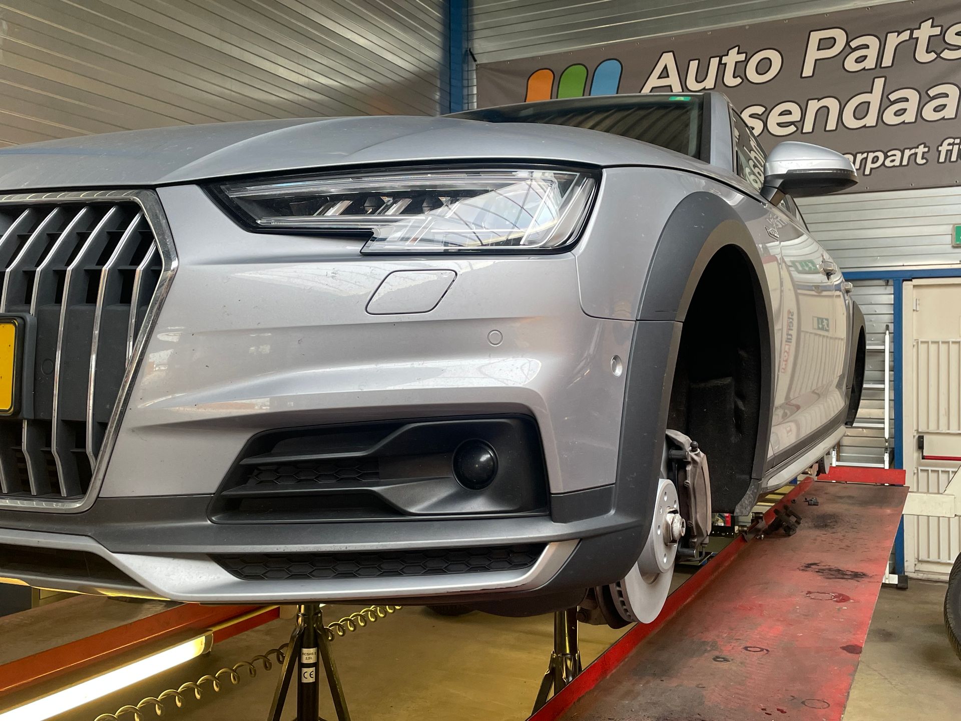 Versleten remschijven voor Audi A4 B9 Allroad