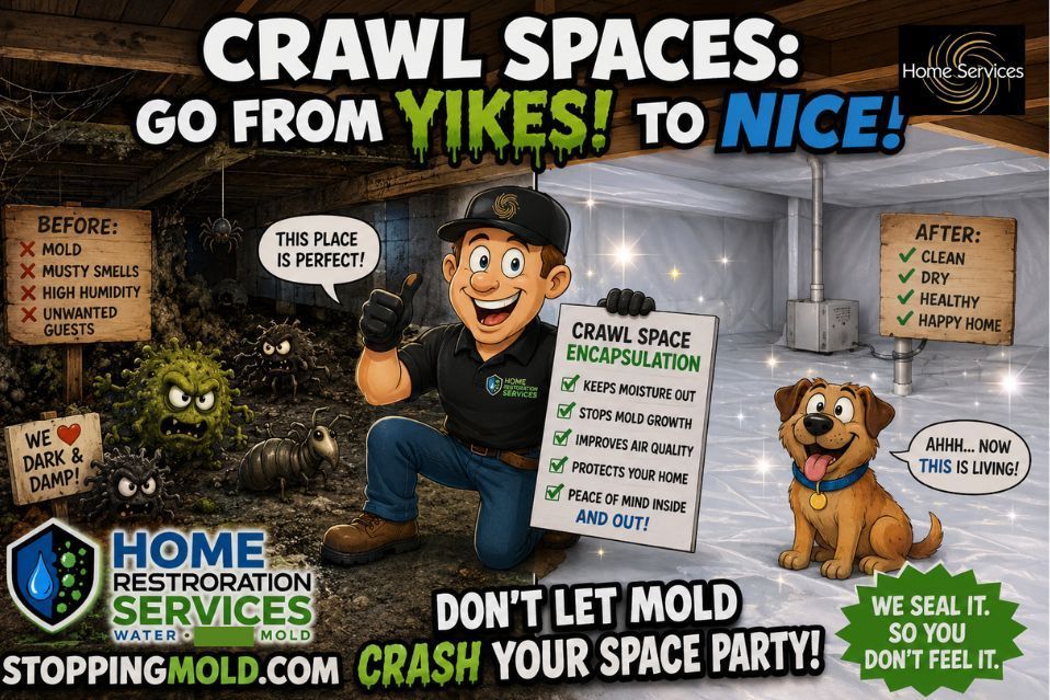 Professional crawl space encapsulation in Southern Maryland featuring a clean vapor barrier.
