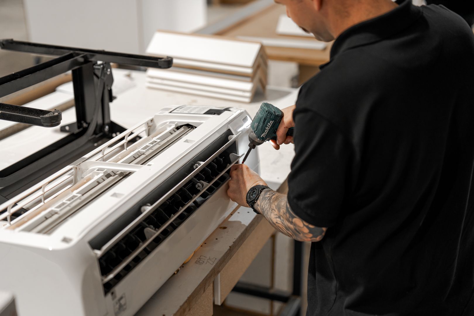Air Conditioning being repaired in Toowoomba by Integrated Services
