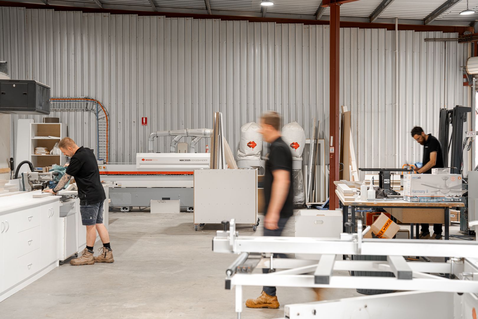 Cabinetry being manufactured in Toowoomba by Integrated Services