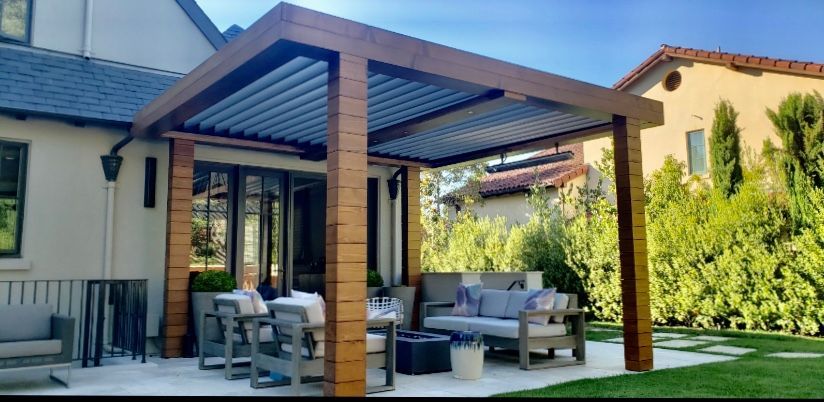 Solid Louvered Patio Covers