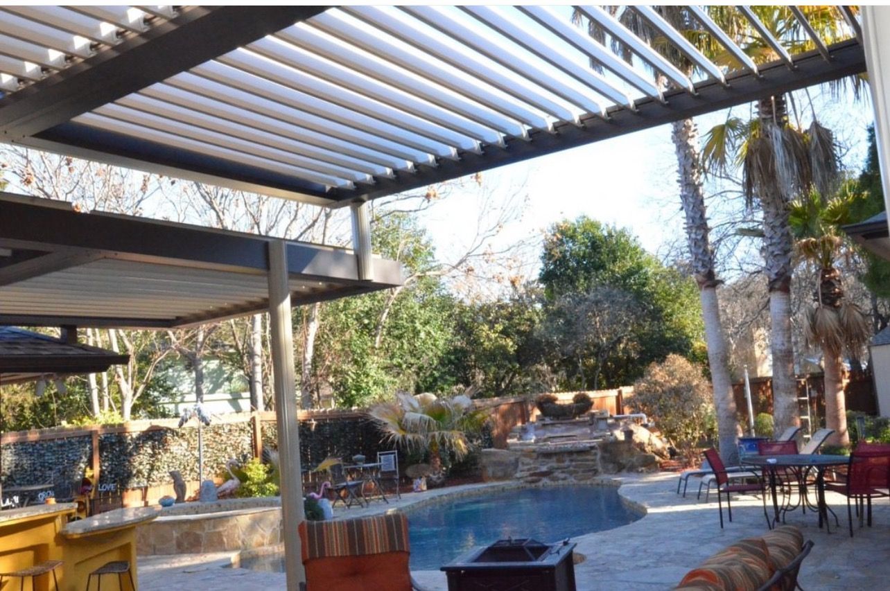 Solid Louvered Patio Covers