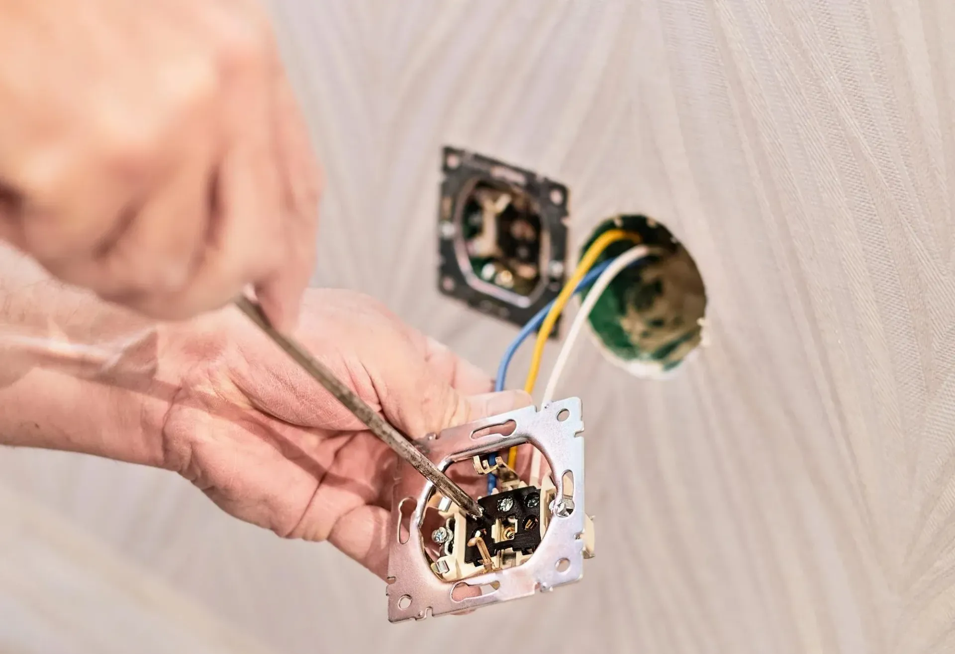 electrical outlet and light fixture safety check in a Greenville SC home by True North Handyman