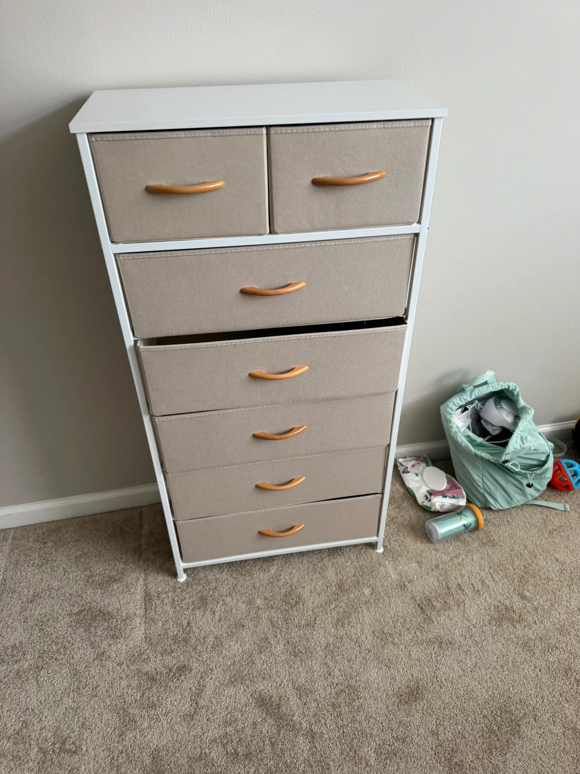 multi-drawer dresser furniture assembly completed in a Greenville SC home by True North Handyman